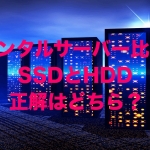 レンタルサーバー比較 SSDとHDD正解はどちら?